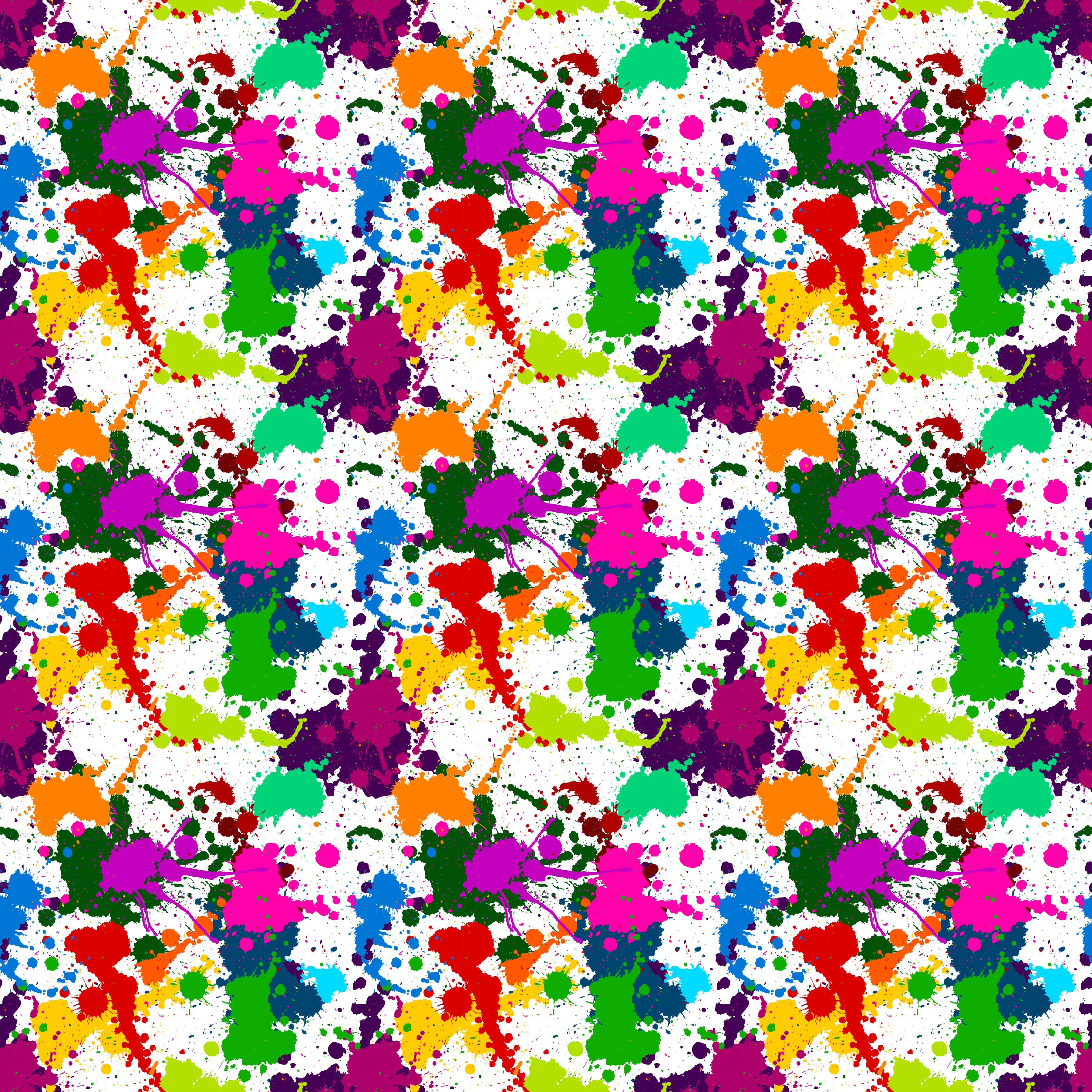 Rainbow Watercolor Paint Splatter Pattern Adhesive Vinyl 1329 - Donkey Craft Vinyl