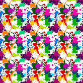 Rainbow Watercolor Paint Splatter Pattern Adhesive Vinyl 1329 - Donkey Craft Vinyl