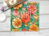 Paper Art Floral Adhesive Vinyl 1685