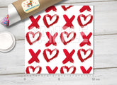 Heart & XO Adhesive Vinyl 1403 - Donkey Craft Vinyl