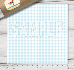 Gingham Plaid Adhesive Vinyl 1581