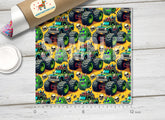 Zombie Monster Truck and Skulls HTV 1656 - Donkey Craft Vinyl