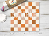 Earth Tone Checkerboard HTV 1645 - Donkey Craft Vinyl