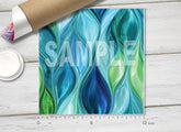 Abstract Water Wavy Adhesive Vinyl 1727