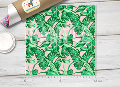 Tropical Banana Leaf Adhesive Vinyl 1679