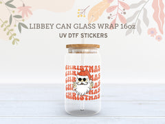 Retro Christmas UV DTF, Ready to Transfer, UV DTF Sticker UV027