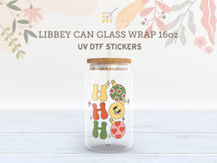 Retro Christmas UV DTF, Ready to Transfer, UV DTF Sticker UV027