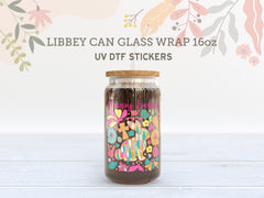 Easter Christian UV DTF Wraps for 16oz Libbey Glass | He Is Risen Set UV097