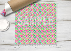 Lilly Inspired Pattern Adhesive Vinyl L156 - Donkey Craft Vinyl