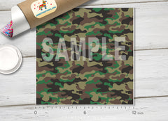 Camouflage Patterned Adhesive Vinyl 1129