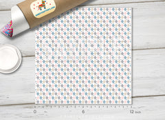 Argyle with Butterflies Adhesive Vinyl 1664