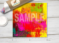 Colorful Grunge Texture Adhesive Vinyl Adhesive Vinyl 1305