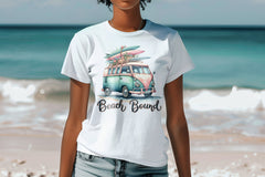 Summer Beach DTF, Ready for Press, Heat Press Transfers DTF415