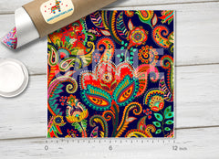 Paisley Pattern Adhesive Vinyl 687