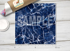 Blue Marble Patterned HTV-076