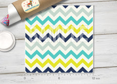 Summer Chevron Patterned HTV 143