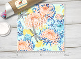 Chrysanthemum Flower Pattern Adhesive Vinyl 684