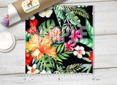 Tropical. Flowers Patterned Adhesive Vinyl 695