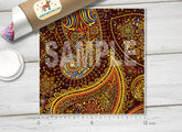 Paisley Pattern Adhesive Vinyl 688