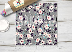 Dainty Floral Adhesive Vinyl 1495 - Donkey Craft Vinyl