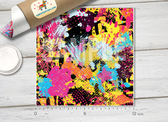Abstract Graffiti Adhesive Vinyl 1271