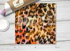 Leopard Print Adhesive Vinyl 1404 - Donkey Craft Vinyl