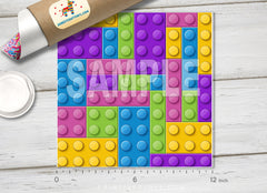 Block Toy Pattern Adhesive Vinyl 983