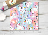Pastel Magical Unicorn Pattern HTV 1521 - Donkey Craft Vinyl