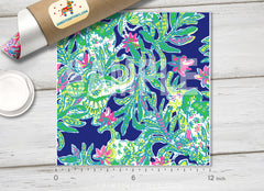Lilly Inspired Pattern Adhesive Vinyl L142