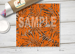 Pumpkin Botanical Patterned HTV H036