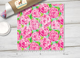 Lilly Inspired Rose Bloom Pattern Adhesive Vinyl L002