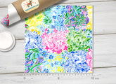 Lilly Inspired Pattern Adhesive Vinyl L116