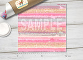 Faux Glitter Brush Stroke Striped HTV 1500 - Donkey Craft Vinyl