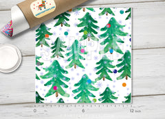 Christmas Patterned Adhesive Vinyl X099 - Donkey Craft Vinyl