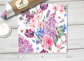 Pink flowers Adhesive Vinyl 1153
