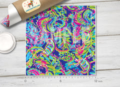 Lilly Inspired Toucan Play Pattern Adhesive Vinyl L040
