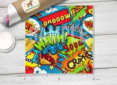 Comic Book Pop Art Adhesive Vinyl 1373 - Donkey Craft Vinyl