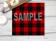 Lumberjack plaid Adhesive Vinyl 14230 - Donkey Craft Vinyl