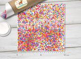 Confetti Squares Adhesive Vinyl 1347 - Donkey Craft Vinyl