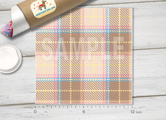 Checkered Plaid Pattern Adhesive Vinyl 610