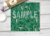 Green Botanical Pattern Adhesive Vinyl 992