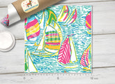 Lilly Inspired You Gotta RegattaPattern Adhesive Vinyl L041
