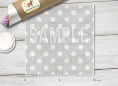 Grey Polka Dots Adhesive Vinyl 1264