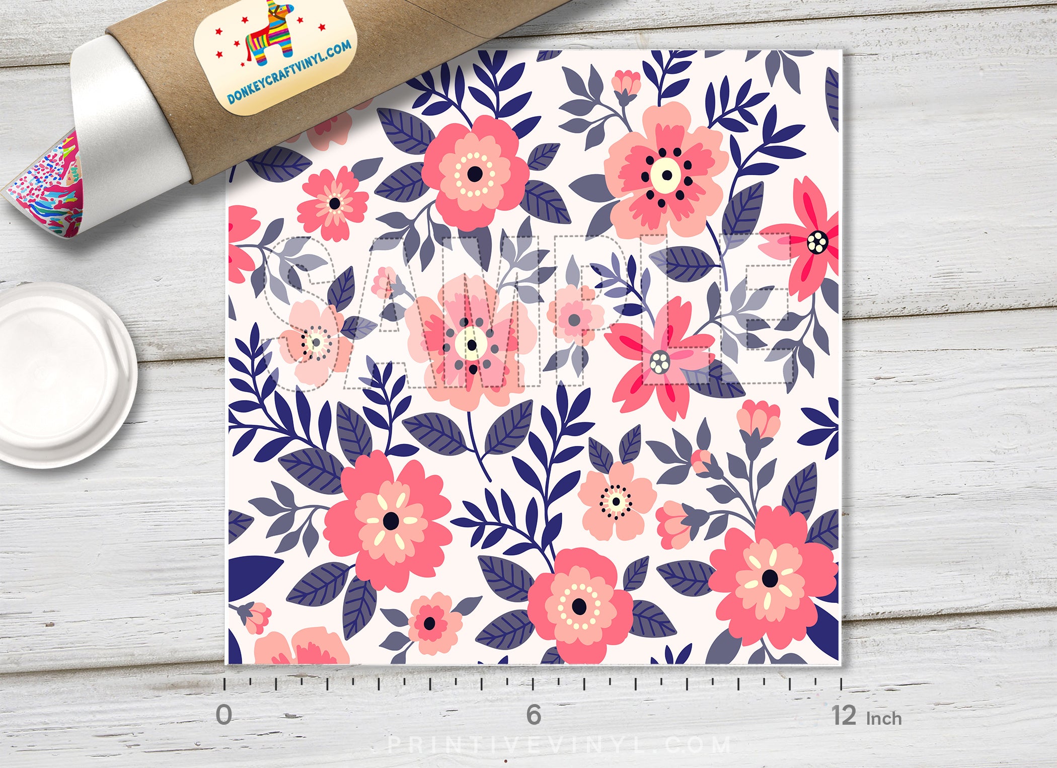Ditsy Floral HTV 1494 - Donkey Craft Vinyl