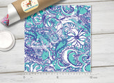 Lilly Inspired Corals Pattern Adhesive Vinyl L022