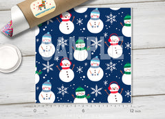 Christmas Patterned Adhesive Vinyl X125