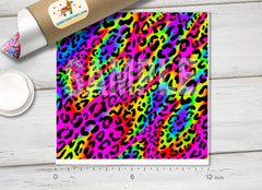 Leopard Patterned Adhesive Vinyl 836