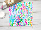 Lilly Inspired Pattern Adhesive Vinyl L086