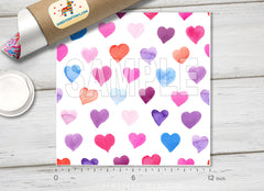 Love Heart Adhesive Vinyl 1097