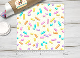 Donut Sprinkles Pattern Adhesive Vinyl 809